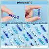 60Pcs 3 Colors Handmade Evil Eye Lampwork  Pendants FIND-DC0001-88-4