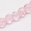 Glass Beads Strands EGLA-J042-8mm-19-3