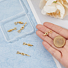 6Pcs Brass Fold Over Clasps KK-FH0007-43A-3