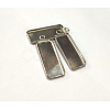 Tarnish Resistant 304 Stainless Steel Pendant Cabochon Settings STAS-I069-36-3
