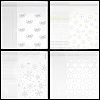 4 Bags 4 Styles Printed Transparent OPP Cellophane Storage Bags OPP-SP0001-07A-1