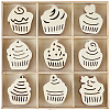 63Pcs 9 Styles Unfinished Wood Cutouts WOOD-WH20011-11A-1