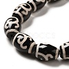 Tibetan Style dZi Beads Strands G-F726-A05-4