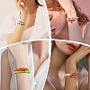 500Pcs 5 Styles Alloy Wavy Spacer Beads KK-SZ0006-31-6