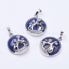 Natural Lapis Lazuli Pendants G-K234-A05-1