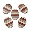 Wenge Wood & Sandalwood & White Ash Pendants WOOD-F013-02-1