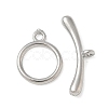 Brass Toggle Clasps KK-CBAFC6C-07E-P-2