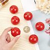 Plastic Round Beads KY-WH0001-009-3