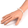 Chips Natural Quartz Crystal Beaded Stretch Bracelets BJEW-JB01826-05-3