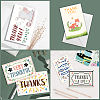 SUPERDANT Thank You Theme Cards and Paper Envelopes DIY-SD0001-01A-4