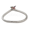 Alloy Popcorn Chain Necklaces NJEW-Z020-01D-P-3