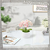 1Pc Hand Knitted Potted Plants Crochet Flower DJEW-SC0001-15E-7