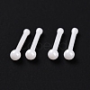 Hypoallergenic Bioceramics Zirconia Ceramic Round Ball Nose Bone Rings AJEW-Z014-03C-2