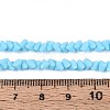 Frosted Opaque Glass Beads Strands GLAA-N017-4mm-18-2