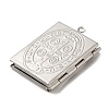 Tarnish Resistant 304 Stainless Steel Locket Pendants STAS-Q300-01A-P-2