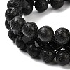 Men's 3-strand Braided Bead Bracelet BJEW-JB06960-02-5