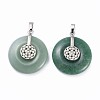 Natural Green Aventurine Pendants G-F640-C07-1