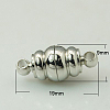 Brass Magnetic Clasps with Loops KK-G079-N-1