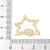 Rack Plating Brass Micro Pave Cubic Zirconia keychain Clasps KK-K374-03E-G-3