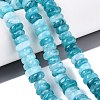 Dyed Natural Quartz Beads Strands G-N359-16A-04-1