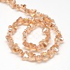 Electroplate Crystal Glass Butterfly Beads Strands EGLA-F041-A-3