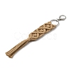 Handmade Macrame Nylon Thread Pendant Decorations HJEW-P019-05P-06-3