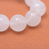 Round Natural White Jade Bead Strands X-G-R345-8mm-06-4