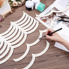 20Pcs Fan Shaped Wooden Frames DIY-BC0017-14B-3