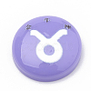 Constellation/Zodiac Sign Resin Cabochons CRES-N010-07D-1