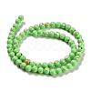 Assembled Synthetic Stone and Trochus Shell Beads Strands G-B128-08B-07-2