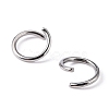 Tarnish Resistant 304 Stainless Steel Open Jump Rings X-STAS-R049-8x1mm-3