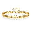 Letter 304 Stainless Steel Link Bracelets FS-WG7830E-21-1