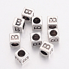 Tibetan Style Alloy European Beads MPDL-R037-B-NR-1