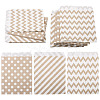 45Pcs 3 Styles Rectangle Kraft Paper Bags CARB-TA0001-14B-1