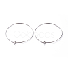 316 Surgical Stainless Steel Hoop Earring Findings STAS-J025-01E-P-1