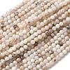 Natural White Moonstone Beads Strands G-I388-01-6mm-2
