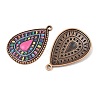 Tibetan Style Alloy Pendants AL-CBA606A-12-2