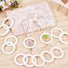 12Pcs Ring Silicone Beads SIL-DC0001-78-5