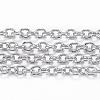 Tarnish Resistant 304 Stainless Steel Cable Chains CHS-H009-25P-1