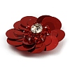 Flower Shape PVC Sequin/Paillette Beading Appliques DIY-WH0308-287H-3