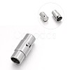 Tarnish Resistant 304 Stainless Steel Column Locking Tube Magnetic Clasps STAS-E089-05D-1