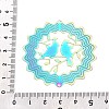 201 Stainless Steel 3D Rotating Hanging Wind Spinner STAS-T064-97-3