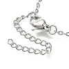 304 Stainless Steel Cable Chain Necklaces NJEW-H040-19P-02-3