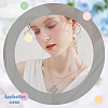24Pcs 6 Colors Golden Tone Alloy Rhinestone Pendants FIND-AR0002-95-6