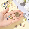 20Pcs 5 Styles Natural & Synthetic Gemstone Pendants PALLOY-YW00084-3