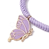Alloy Enamel Pendants Bangles BJEW-JB09966-01-4