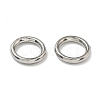 Alloy Soldered Closed Jump Rings PALLOY-H039-P-3