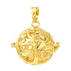 Brass Cage Pendants KK-CBA8ACD-01G-A-1
