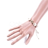 Adjustable Waxed Cotton Cord Braided Bead Bracelets BJEW-JB05121-02-5