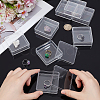 Square Acrylic Storage Boxes LS-CON-WH0125-10A-3